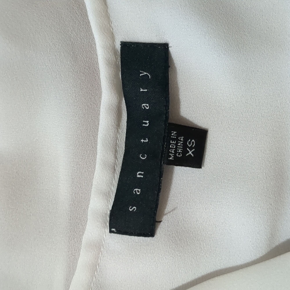 Sanctuary blouse SIZE XS COLOR WHITE - Picture 5 of 7